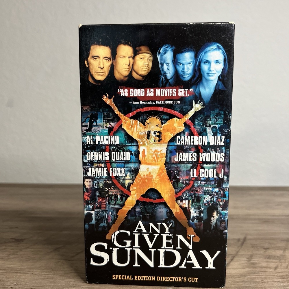 Any Given Sunday (VHS, 2000, Special Edition Directors Cut)